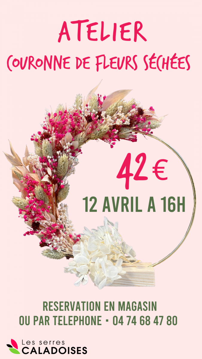 Atelier Fleurs Séchées à Villefranche-sur-Saône